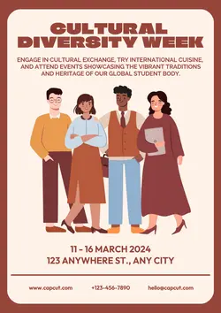 Non-marketing Campus event Cultural Diversity Week