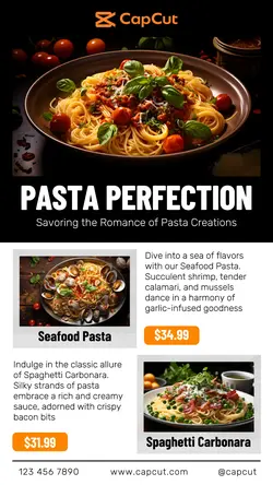 Food Pasta Display Instagram Story