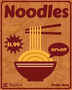Food Noodles Promotion Instagram Portrait