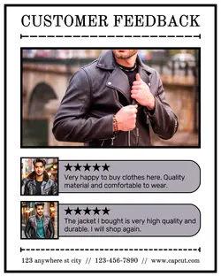 Fashion Customer Feedback Instagram Portrait