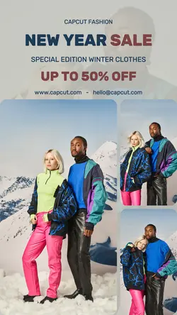 NEW YEAR FASHION PROMOTION INSTAGRAM STORY