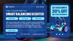 Electronic Smart Balancing Scooter Twitter Post