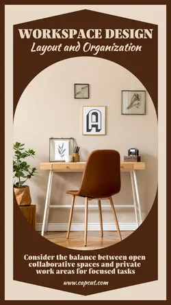 Household Workspace Design Instagram Story