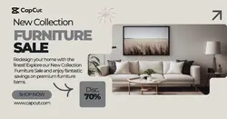 New Collection Furniture Sale Facebook App Ad
