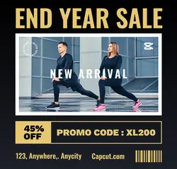 Modern Sportwear Promotion Social Media Post