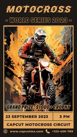 Other Motocross Championship Poster Insta Story