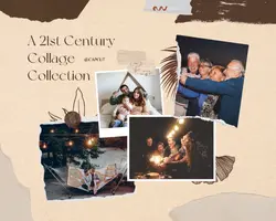 Non-Marketing Photo Collage Brown Aesthetic