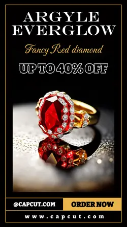 Red Diamond jewelry sale instagram story