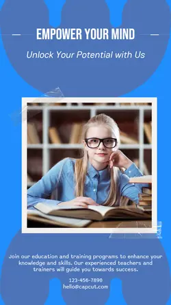 Education and training Announcement