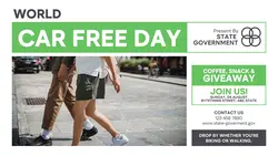 World Car Free Day Twitter Post