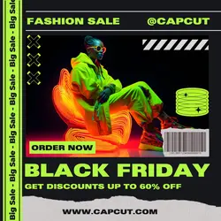 Black Friday Fashion Sale Instagram Post