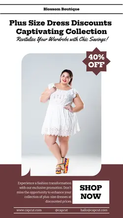 Fashion Plus Size Dress Sales Promotion TikTok