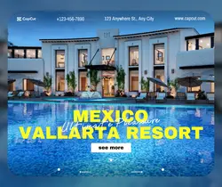 Travel Resorts Showcase Minimalist
