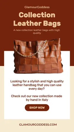 Fashion Leather Bags Instagram Story