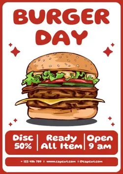 Food Promotion In Flyer Size