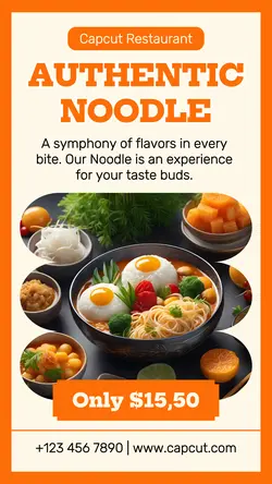 Food Noodle Promotion Instagram Story