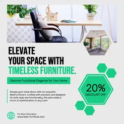 Furniture Item Discount Offering Instagram Feed