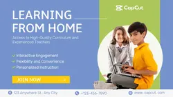 Education Online Course display Business Style