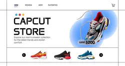 Fashion Industry Sneakers Facebook Ads Post