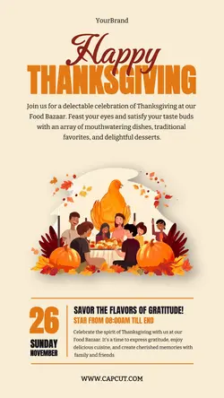 Happy Thanksgiving Instagram Story