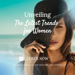 Fashion Trends for Woman Product Display