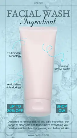 Beauty Facial Wash Promotion Instagram Story