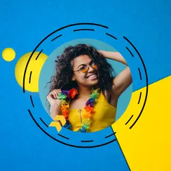 fresh and fun stylish instagram profile photo