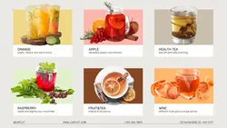 Drink Tea Product-display Minimalist