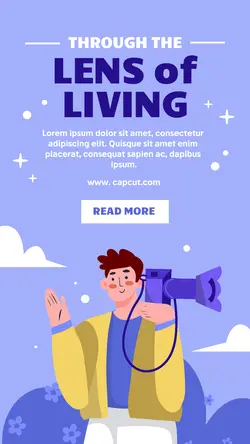 Lens of Living - IG Story Template
