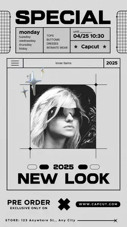 Y2K Fashion New Collection Instagram Story