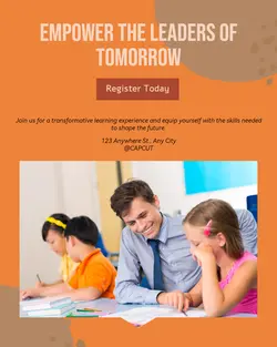Education and training Announcement
