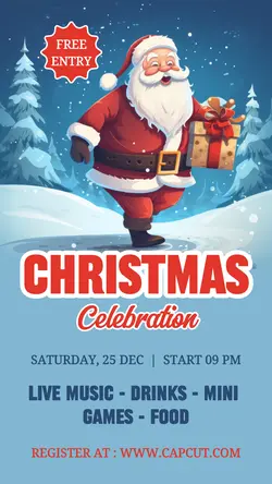 Christmas Celebration Invitation Instagram Story