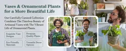 E-commerce Detail Page Furniture Vases and Plants