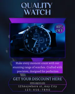 Fashion Industry Accessory New Watch Product display Instagram Portrait