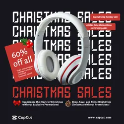 Christmas headphone discount sale