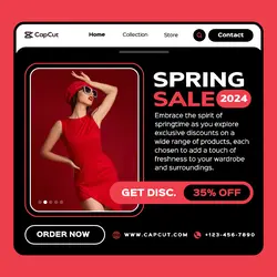 2024 Spring Fashion Sale Instagram Post