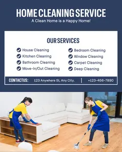 Home Cleaning Service Instagram Portrait
