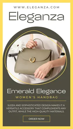 Fashion Women's Handbag Product Display Instagram Story