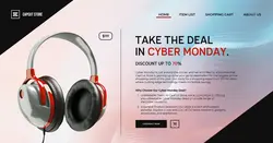 Cyber Monday Sale Discount Facebook Ad