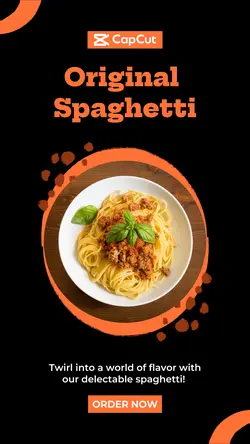 Food And Baverage Spaghetti Sale Instagram Story