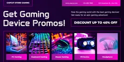 Gaming Device Promotion LinkedIn Company Banner