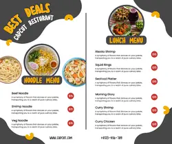 Food and Beverage - Beast Deals Menu Facebook Post