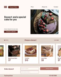 Food Dessert Menu Instagram Potrait