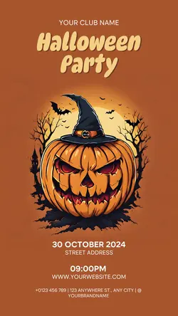 Helloween Party Instagram Story