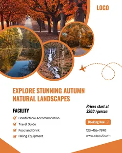 Special Autumn Modern Travel Instagram Post