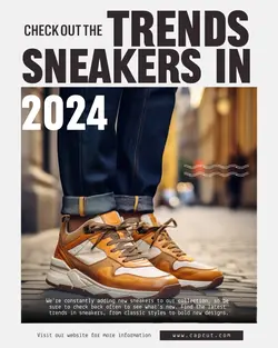 Yellow Sneakers Promotion Instagram Post