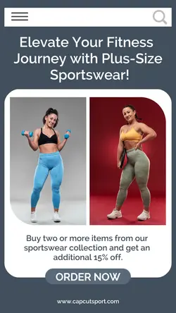 Fashion Plus Size Sportwear Promotion