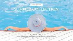 Fashion Hat Product Display Facebook Cover