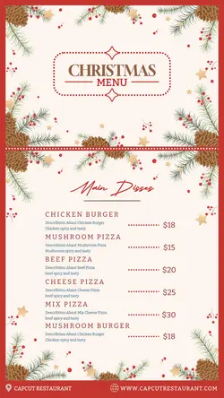 Christmas Menu