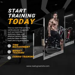 Fitness Gym Instagram Post